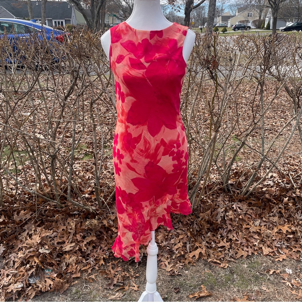 Y2K Floral Asymmetrical Dress 6 Women’s